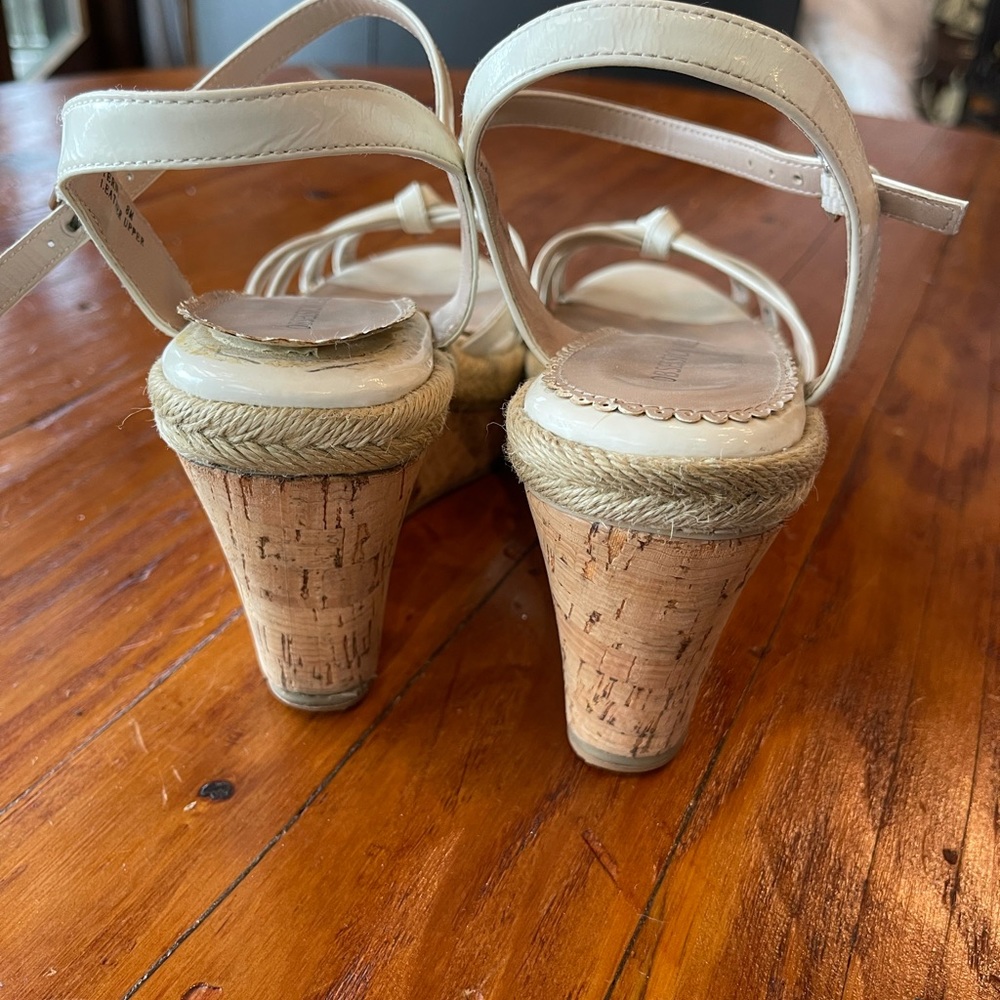 Obsession Rules Strappy Cork Platform Wedges - image 6